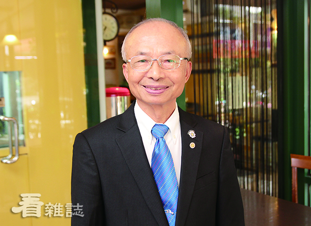 前泰山企業公司副總經理兼發言人張武勇先生。吳長益攝影